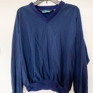 Navy athleisure pullover